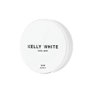 Short Dated :: 15mg Kelly White Slim Medium Cool Mint Nicotine Pouches - 20 Pouches